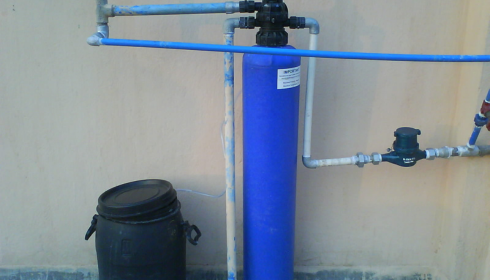 salt based water softener installation